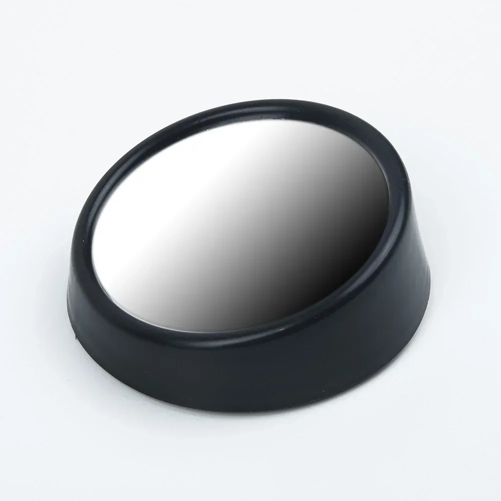 1 Pair Blind Spot Mirror Mirrors Parts Reflection 5.5*2cm Black Convex 360 Rotation Wide Angle Mirror Hot Sale