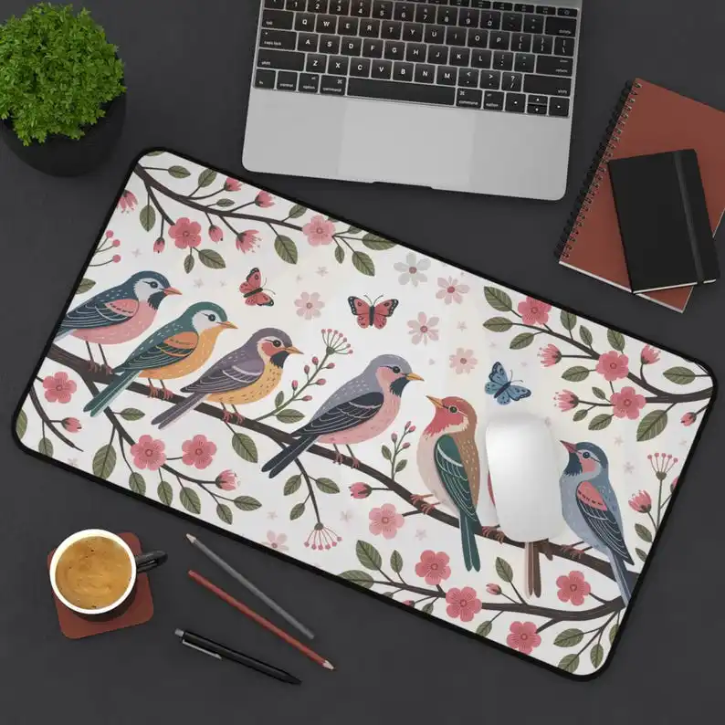 

Quiet Little Bird Mouse Pad, Non-slip and Waterproof Mouse Pad, Office Gaming Desk Decoration Pad, Perfect Gift for Friends.