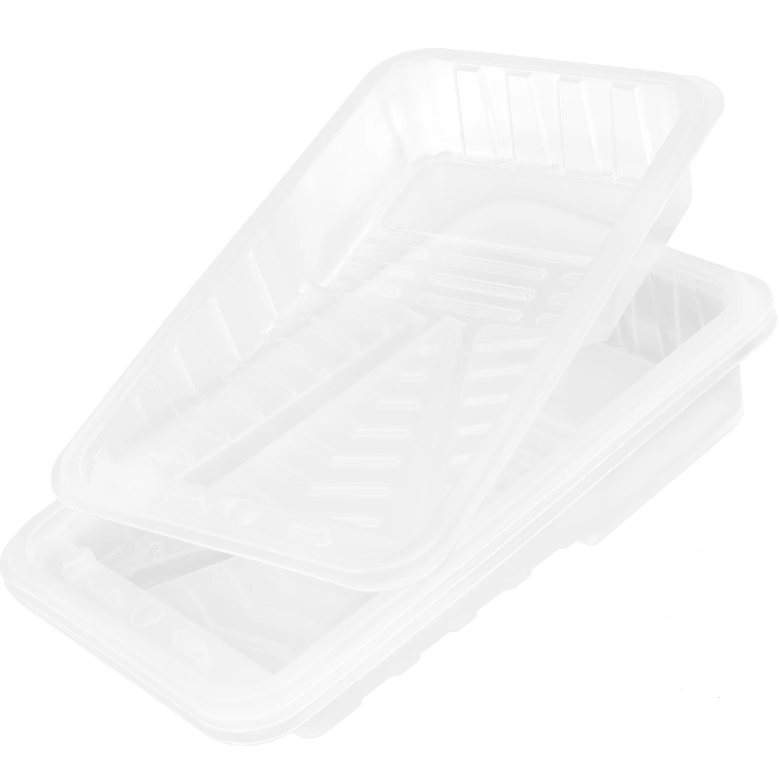 

Tray Replacement Oval Transparent Home Plastic Roller Brush Supplies Paint Coating Wall Paint Brush Tray Treatment