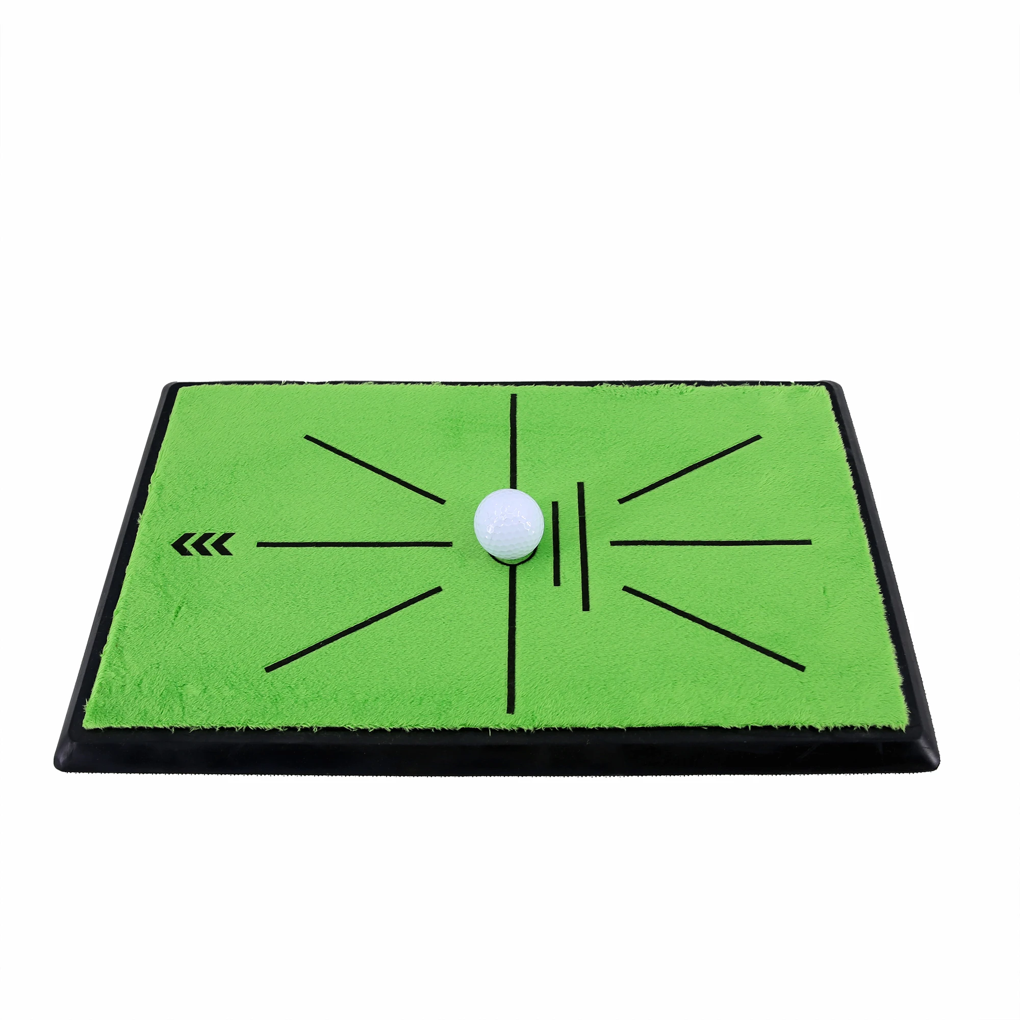 

High Quality Velvet Durable High Elasticity Rubber Bottom Practice Golf Hitting Swing Mat Trainer Mini Training Aid
