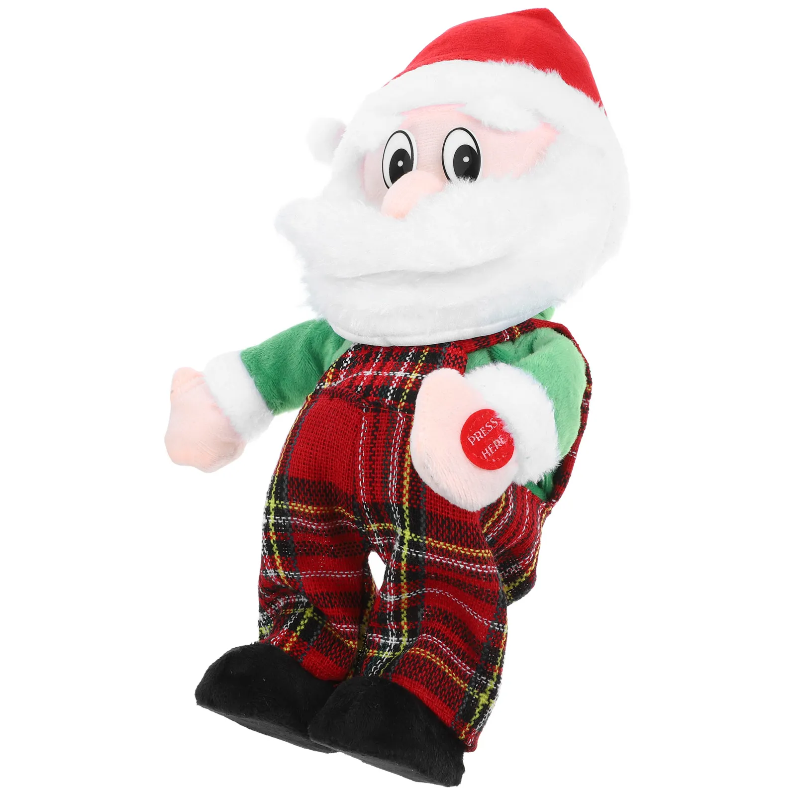 

Electric Santa Claus Dancing Singing Christmas Decoration Adorable Xmas Animated Figure Festive Party Store Display