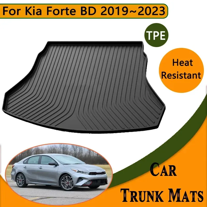 

Car Trunk Floor Mats for Kia Forte BD Accessories Cerato K3 2019 2020 2021 2022 2023 Waterproof Carpet Anti-dirty Liner Cushion