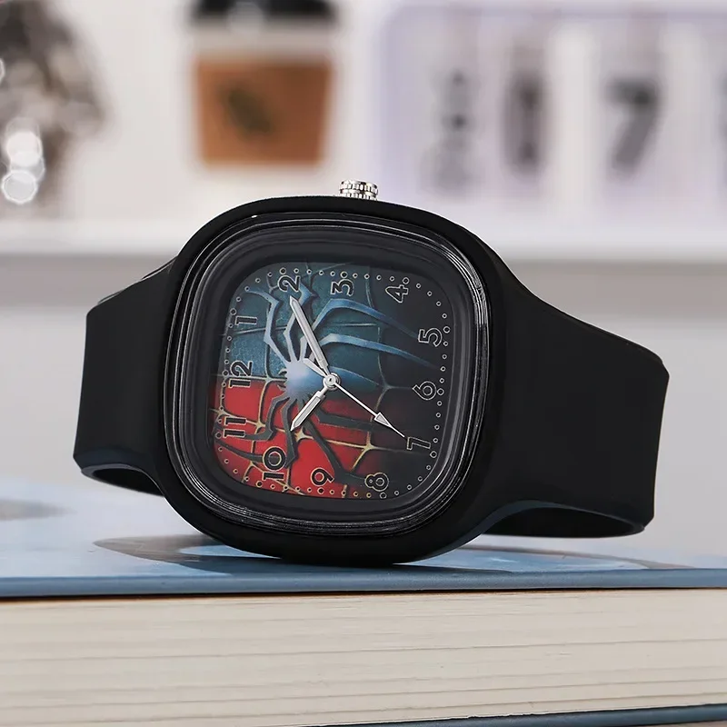 Disney marvel homem aranha crianças relógio crianças relógios pulseira de silicone esportes crianças relógio de pulso de quartzo meninas brinquedos