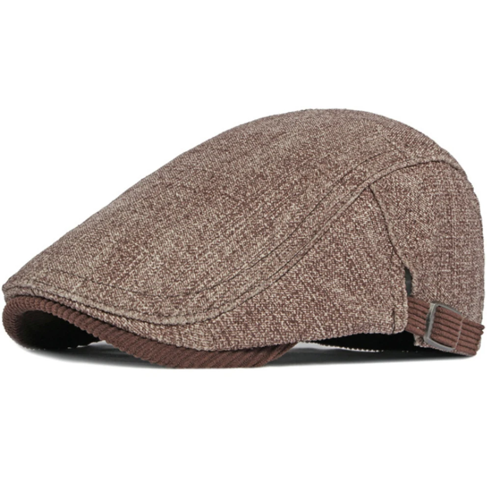 

MZ4090 Mens Berets Women Spring Autumn Winter Hats Male Female Thick Ivy Flat Cap Artist Painter Beret Hat Adjustable Beret Caps
