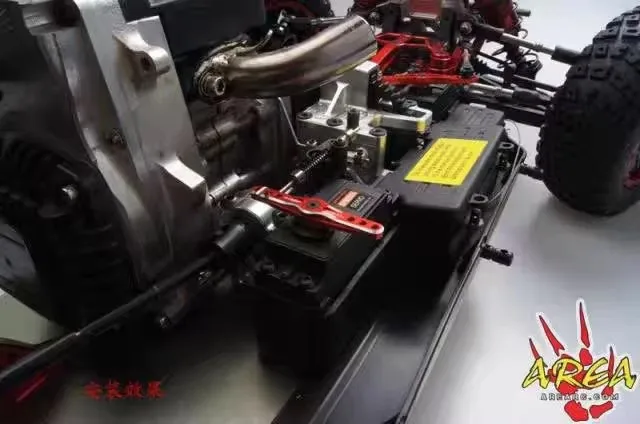 CNC Processing Aluminum Alloy High Flow High Liquidity Fuel Pipe For 1/5 LOSI 5IVE-T HPI BAJA  ROFUN LT