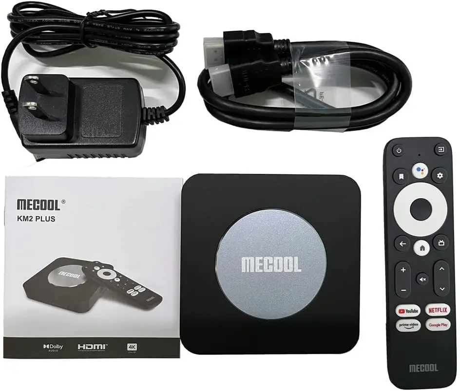 MECOOL Android TV Box KM2 Plus 4K Amlogic S905X4 2G DDR4 إيثرنت واي فاي متعدد غاسل HDR 0 TVBOX مشغل الوسائط المنزلية
