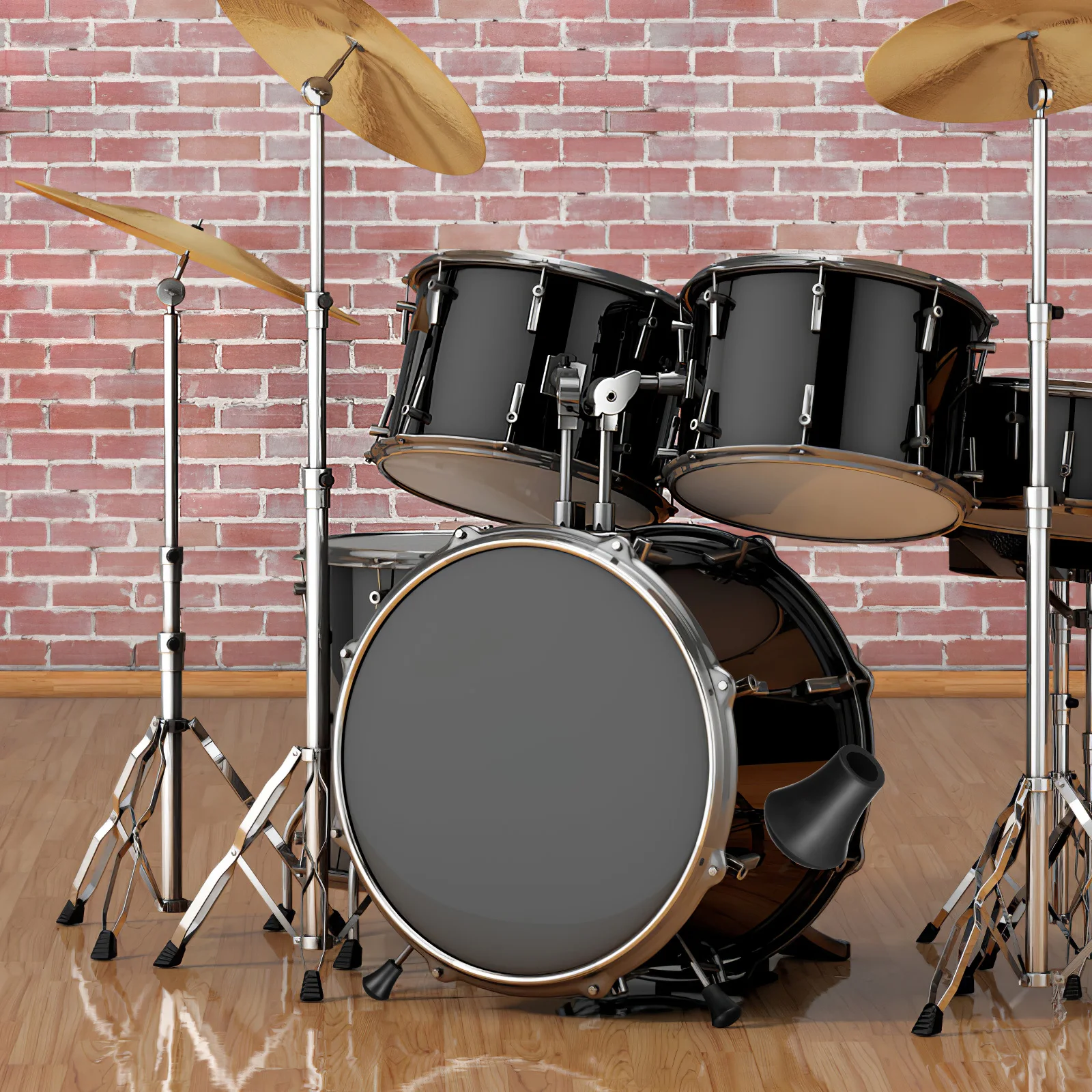 

5pcs Tom Drum Leg Brackets Durable Rubber Antis Stable Support Floor Mounting Drum Accessories Instrument Parts Easy