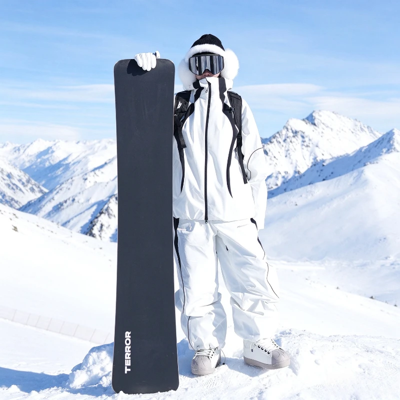 New Arrival Men Women Ski Suit Set Windproof Waterproof Warm Snow Outfit Extreme Cold Snowboard Ski Jacket and Pants Sports