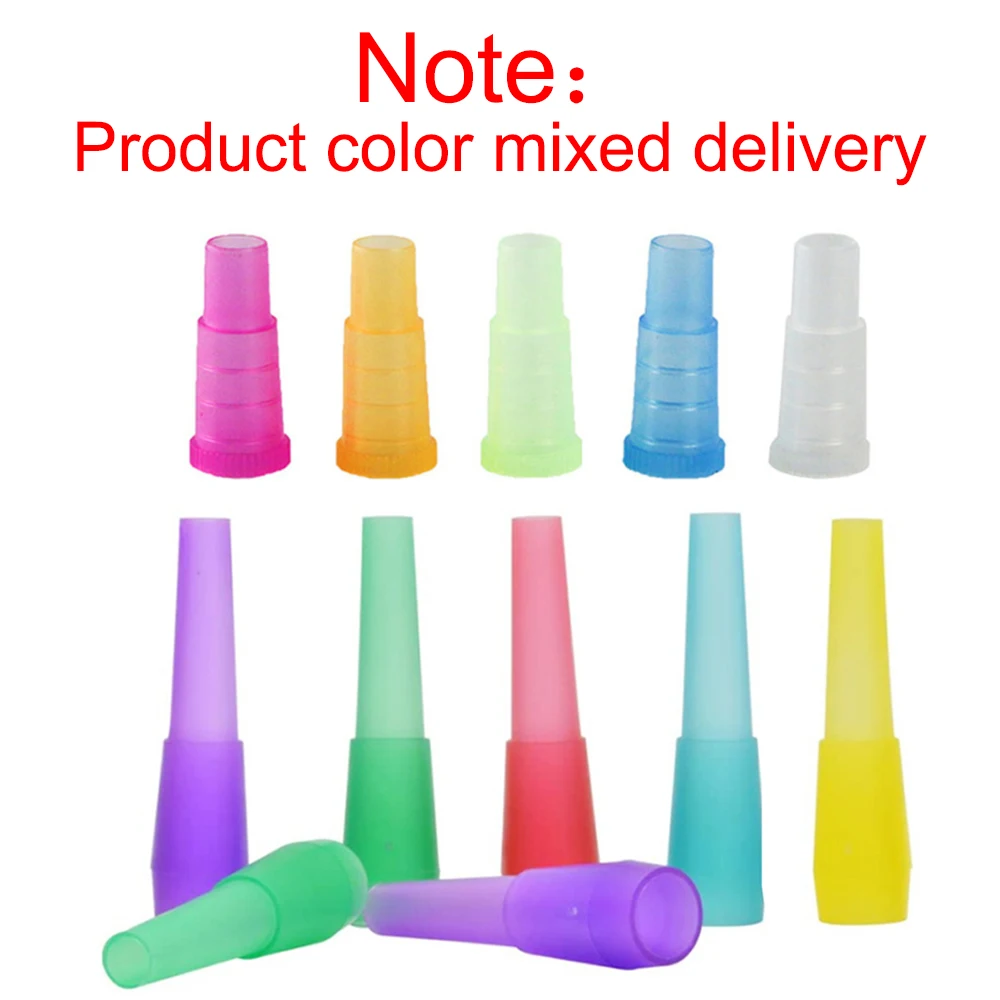 100pcs/lot Hookah Mouth Disposable Hookah Mouthpiece Colorful Plastic Mouthpiece Arabic Hookah Accessories Individually Packaged