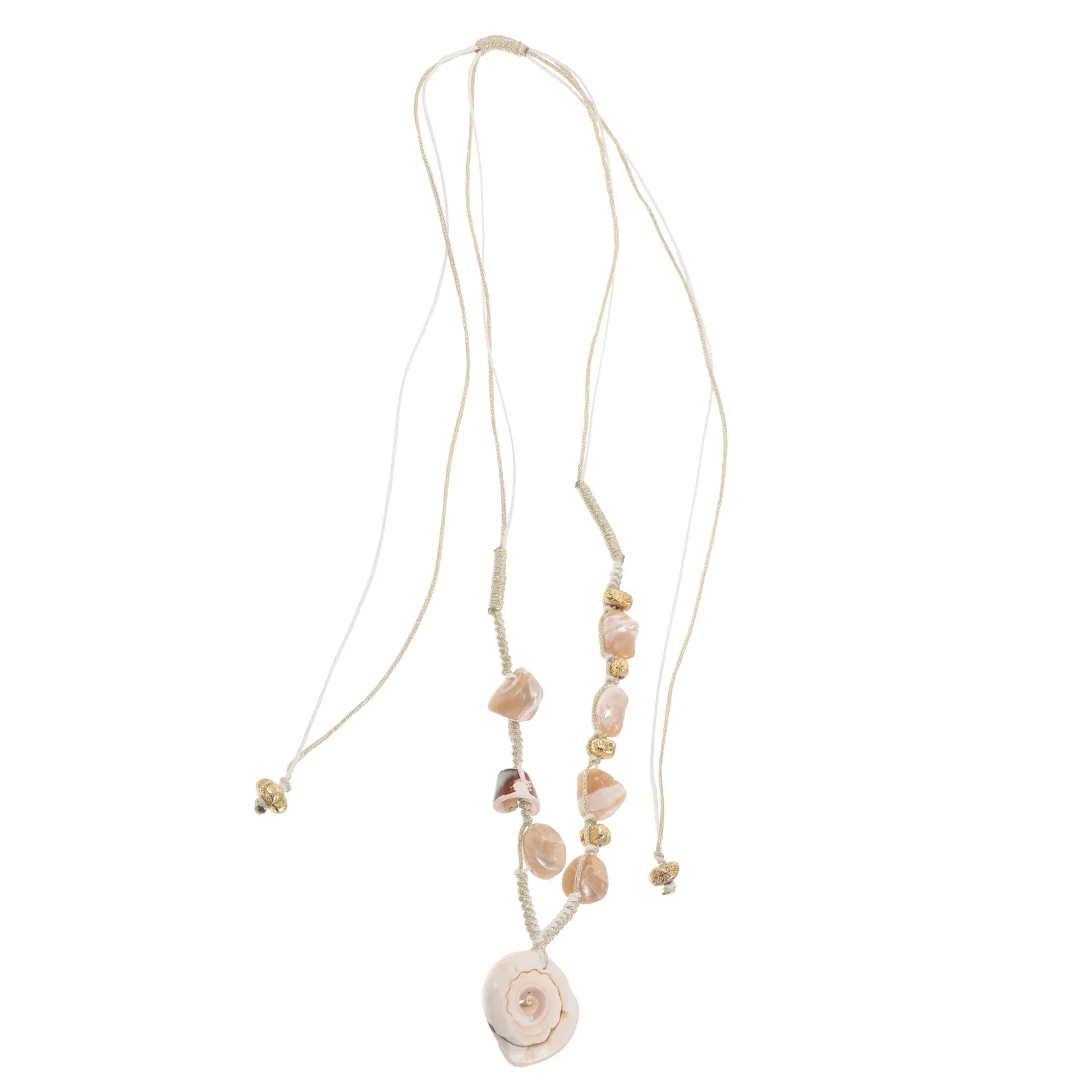 

Handmade Hawaiian Shell Necklace Conch Pendant Boho Beach Jewelry Vacation Tropical Gift Conch Shell Jewelry Ocean Necklace