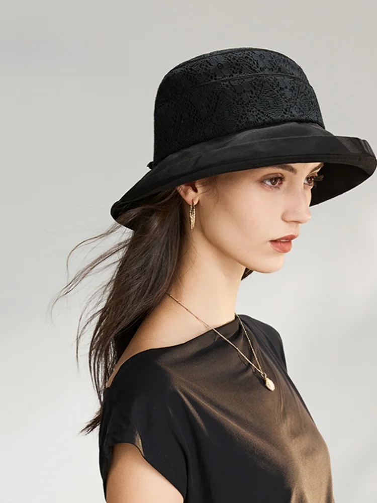 elle-silk-fierman-hat-spring-summer-new-sle-women's-faionable-versatile-sunscreen-uv-protection-hollow-out-sunade-hat