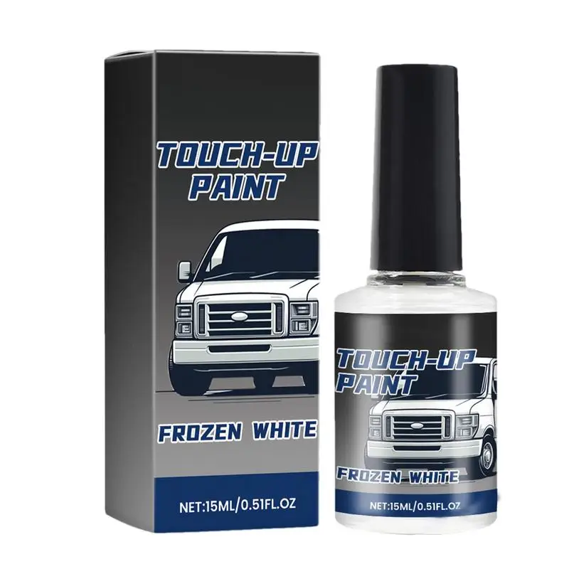 

Car Touch Up Paint 15ml White Touch Up Scratch Remover Effective Car Maintenance Supplies Surface Repair Accessories For Car