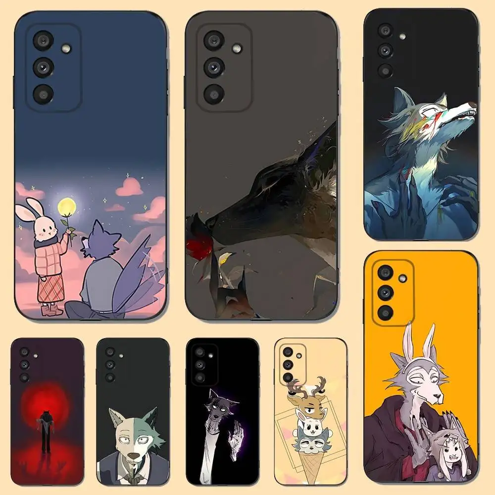 

B-Beastars Anime Phone Case For Samsung S 25,24,23,22,30,21,10,9,Ultra,Plus,Lite,FE,4,5 G Soft Black Case