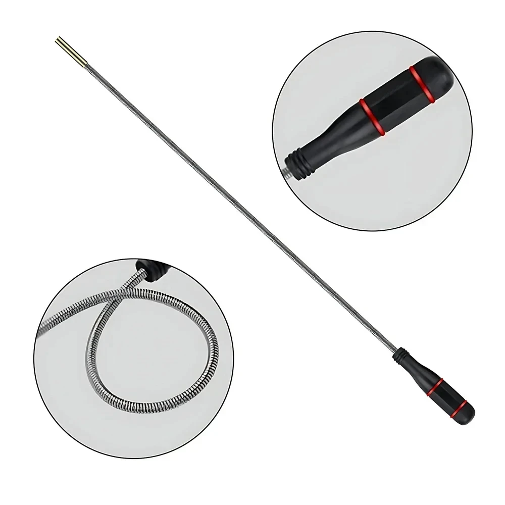 

Flexible Magnetic Pickup Tool Bendable Snake Pickup Bendable Suction Bar for Locate Falling Objects Reach Sink Drains Pick Up