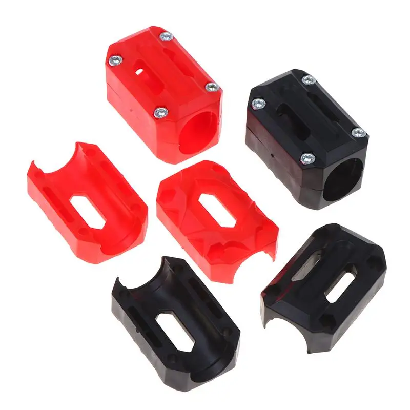 2Pcs Multifunctional Engine Bumper Guard Blocks Decorative Anti-Collision Blocks Fit 22/25/28mm Auto Exterior Protection Parts