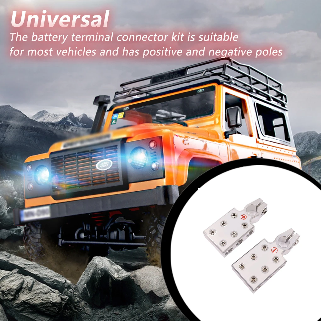

Pack of 2 Car Battery Terminal Clamp Vehicle Audio Connector Parts