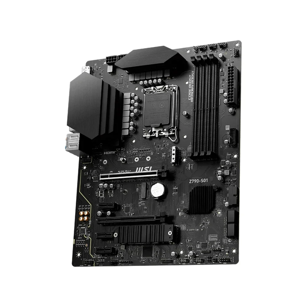 اللوحة الأم MSI Z790 مقبس LGA 1700 يدعم معالجات Intel Core 14th/13th/12th Gen i5-12400F CPU DDR5 HDMI M.2 NVME ATX #5