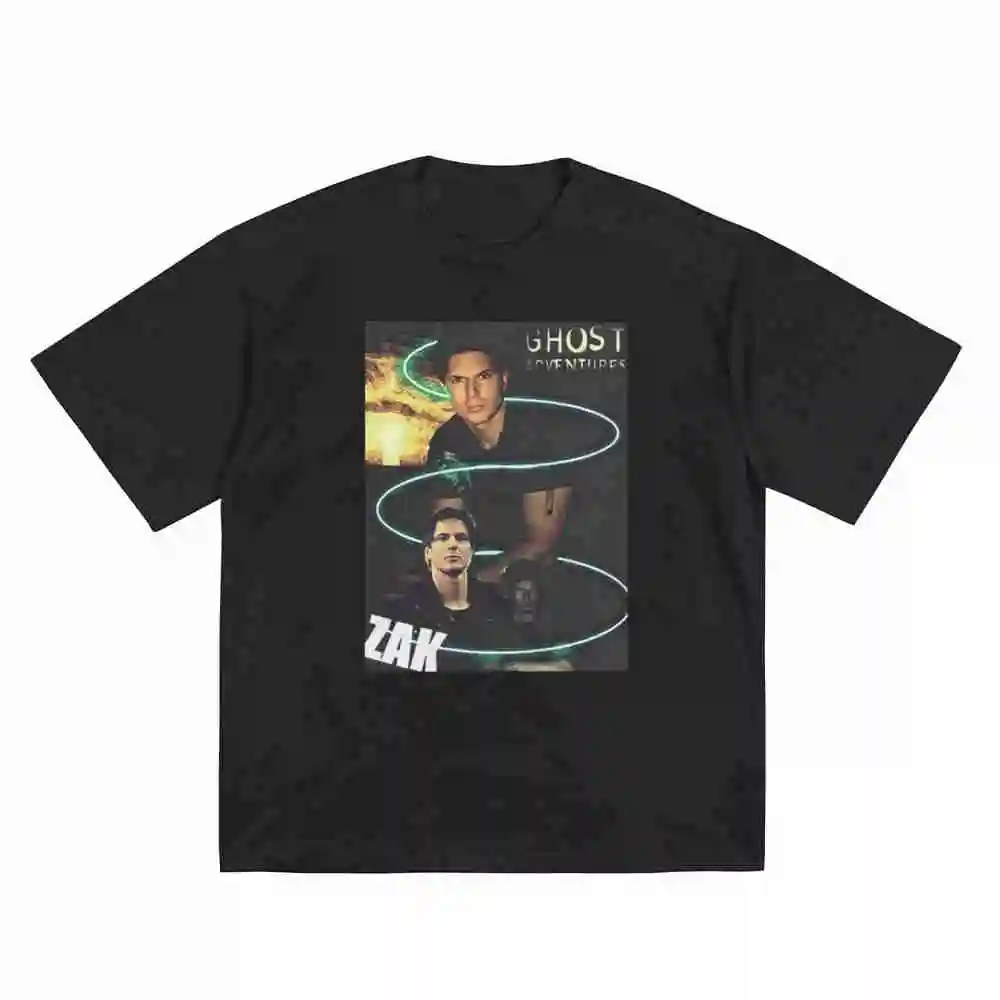 Ghost Adventures Zak Bagans Short Sleeve Tee 100% Cotton T-Shirt