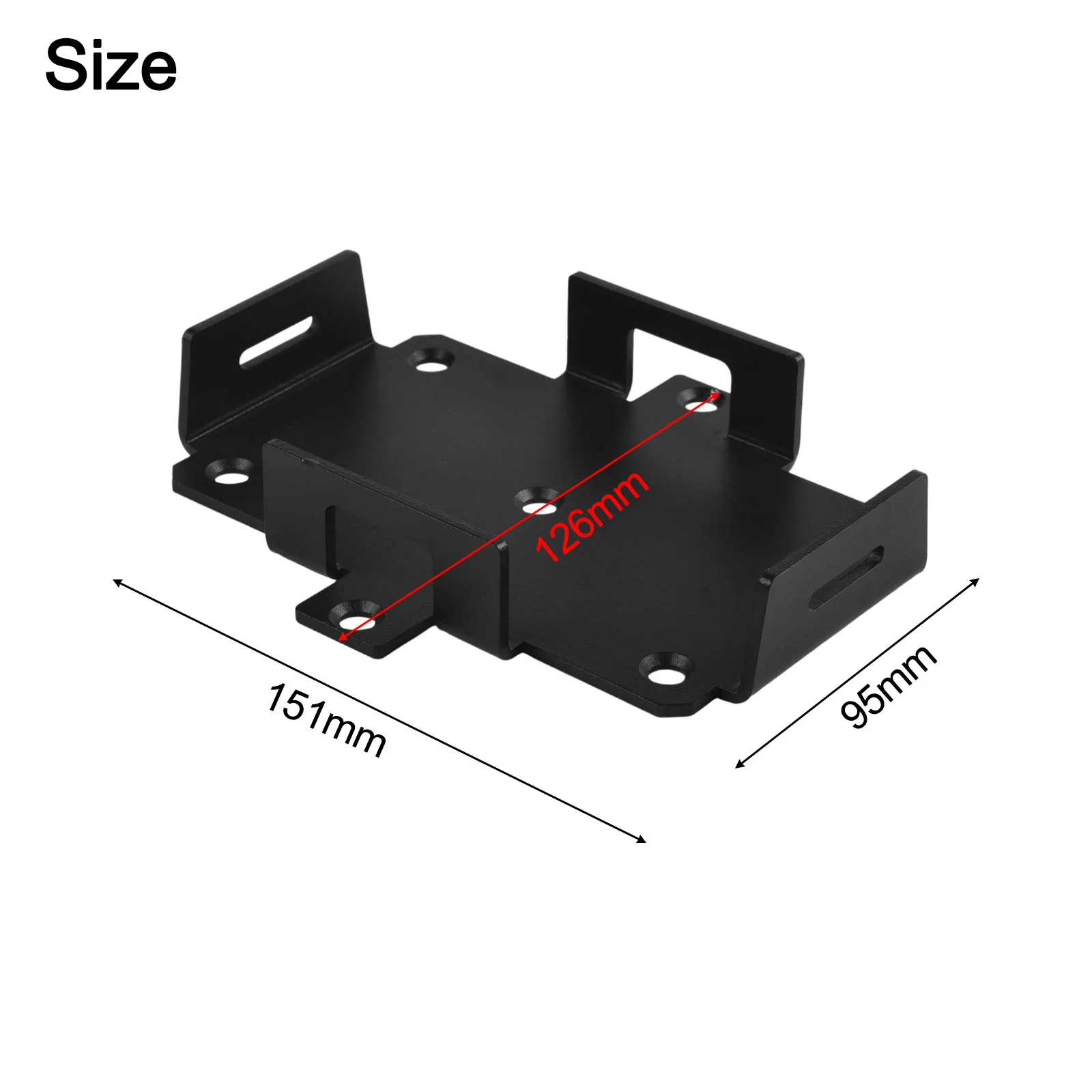 

Easily Mountable Small Battery Holder Featuring Sturdy Design to Keep Your Equipment Safe During Use or Travel