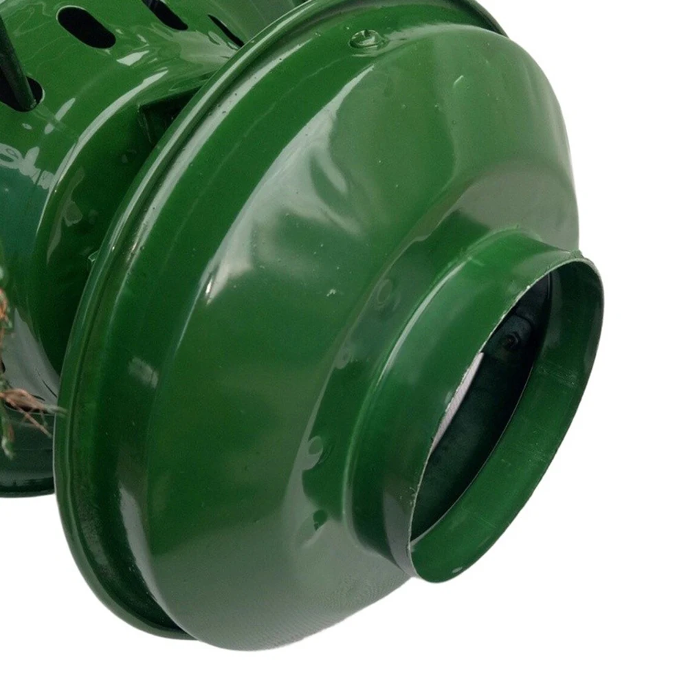 22x22x22cm Green Iron Induced Draft Fan for Chimney - Household For Exhaust Fan Compatible with Stove Fireplace Vents