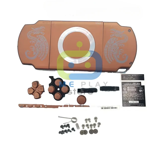 コンソールの交換用ハウジング,Sony Psp2000 psp 2000用の黒/白/銀色のハウジング