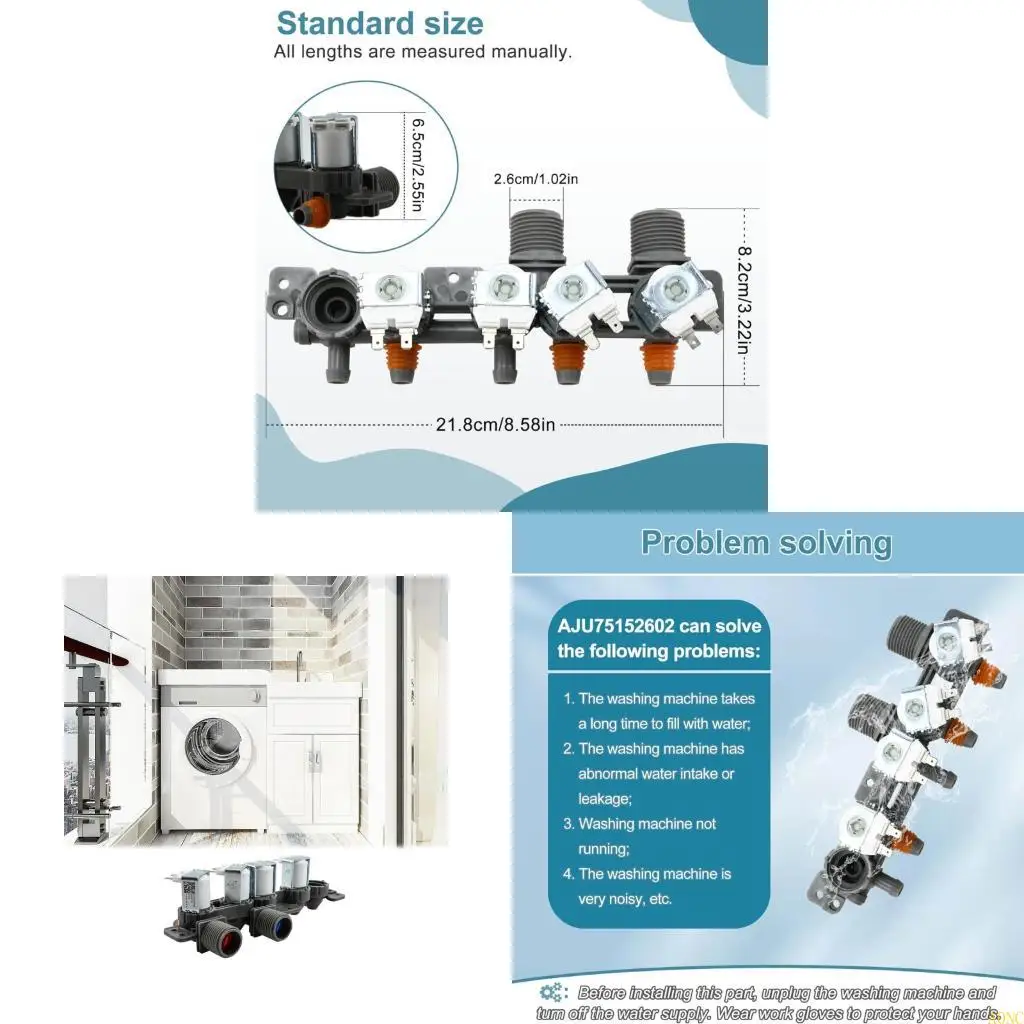 L’assemblage porte d’entrée A0NC Expert pour machines à laver garantit meilleure régulation l’eau