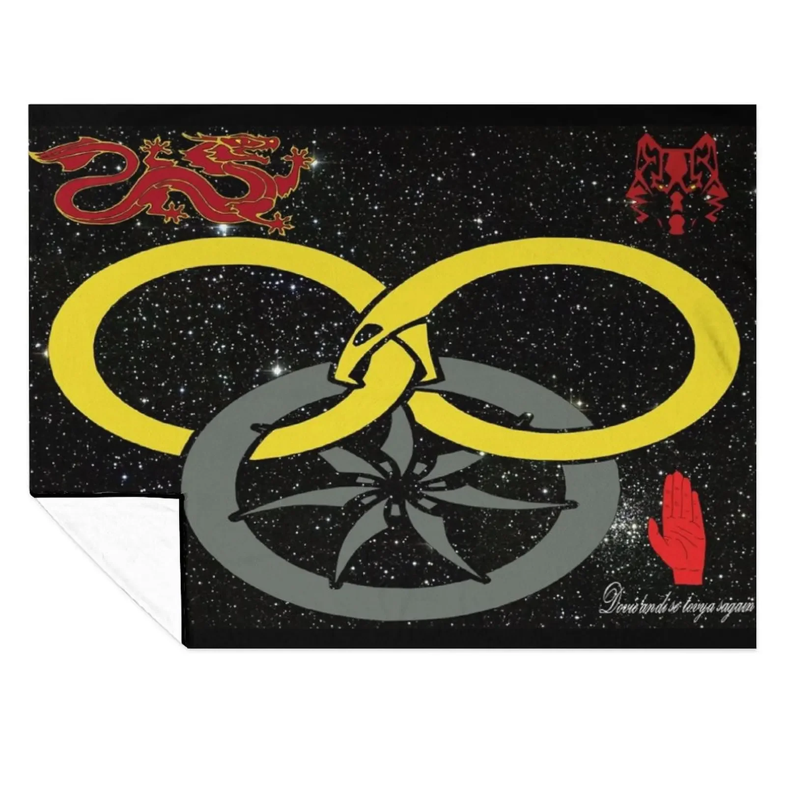 

Wheel of Time - Tel'aran'rhiod and symbols Throw Blanket Thermal Thin Personalized Gift warm winter Blankets