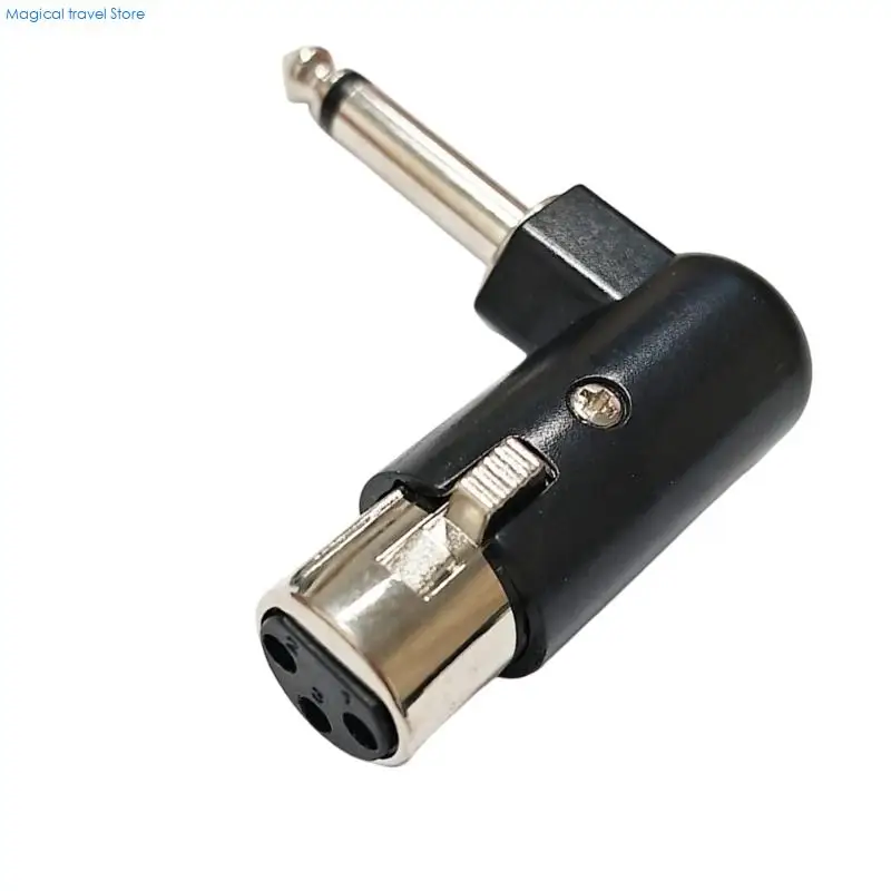 N2UB Universal 6.35mm to XLR Male/Female Adapter for Guitars Keyboards