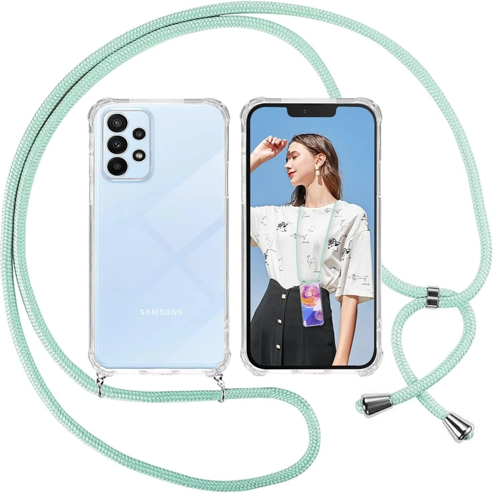 Adjustable Lanyard Case For Samsung Galaxy A10 A20 A30 A40 A50 A60 A70 A80 A90 S E F41 F22 F42 F62 F23 F04 F14 F54 F55 5G Cover