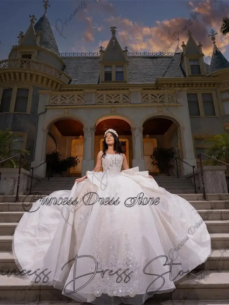 

Элегантное платье принцессы с оборками Quinceanera, бальное платье с открытыми плечами, аппликации, кружевные бусины, сладкий 15, мексиканский индивидуальный заказ
