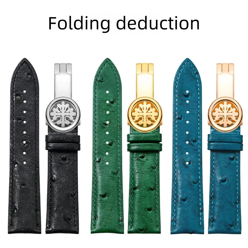 Leather watch band ostrich pat - Patek Philippe Watch Calatrava review and price