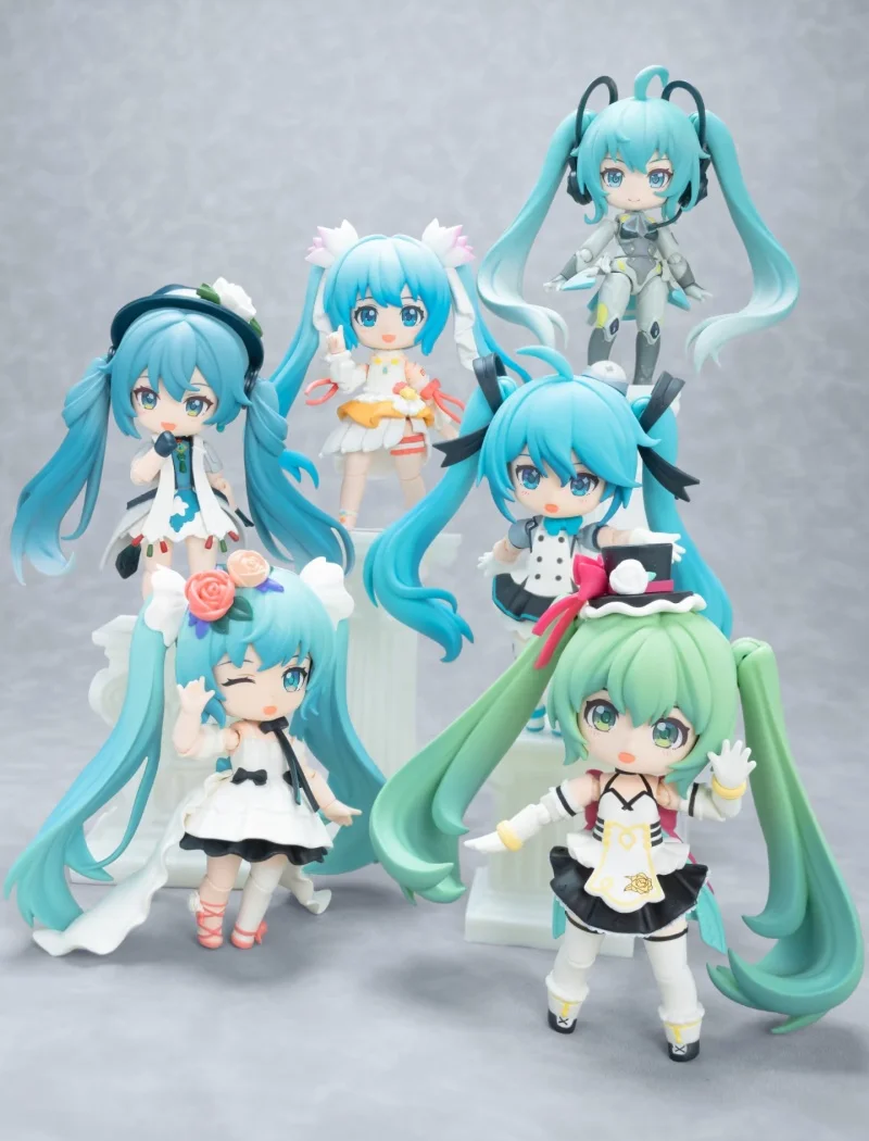 

In Stock Original Blokees Miku With You Q Series Trendy Blind Box CuteCollect Decoration Model Surprise Gift Toys For Firends