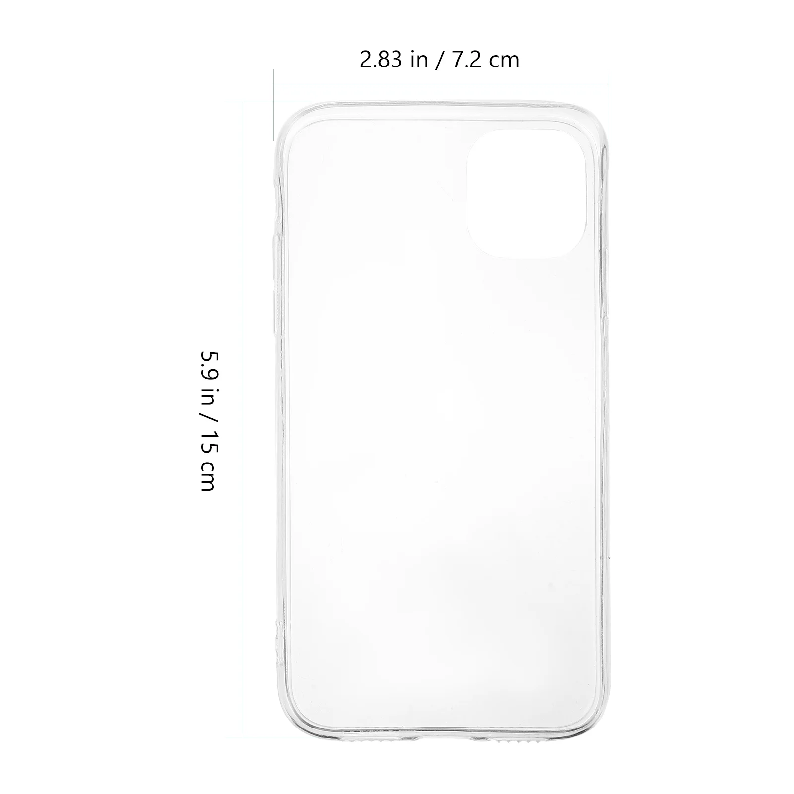 5 STKS Crystal Case DIY Epoxyhars Blank Cover voor Telefoon Cover 11 Hard Acryl TPU Beschermend Krasbestendig