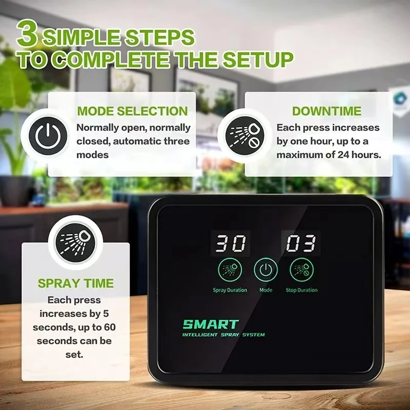 

Терариумная система тумана, распылитель тропического леса, система полива комнатных растений, автоматическое запотевание для рептилий, хамелеонов, трав