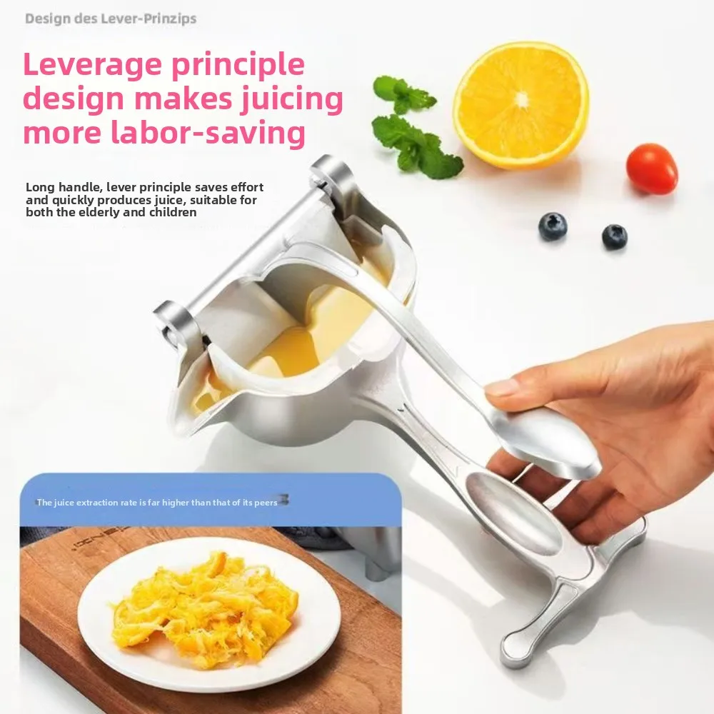 

Kitchen Tools Gadgets Manual Food Processors Squeeze Lemon Heavy Duty Citrus Juicer Detachable Alloy Metal Fruit Juicer Premium