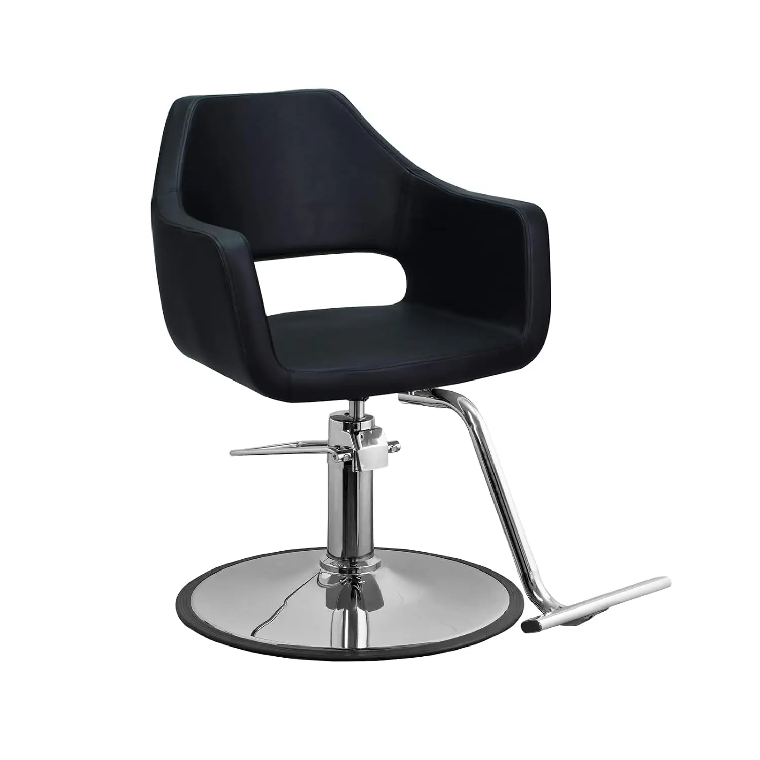 Salon Styling Chair Black for Beauty Barber Hairdressing Furniture, Customized