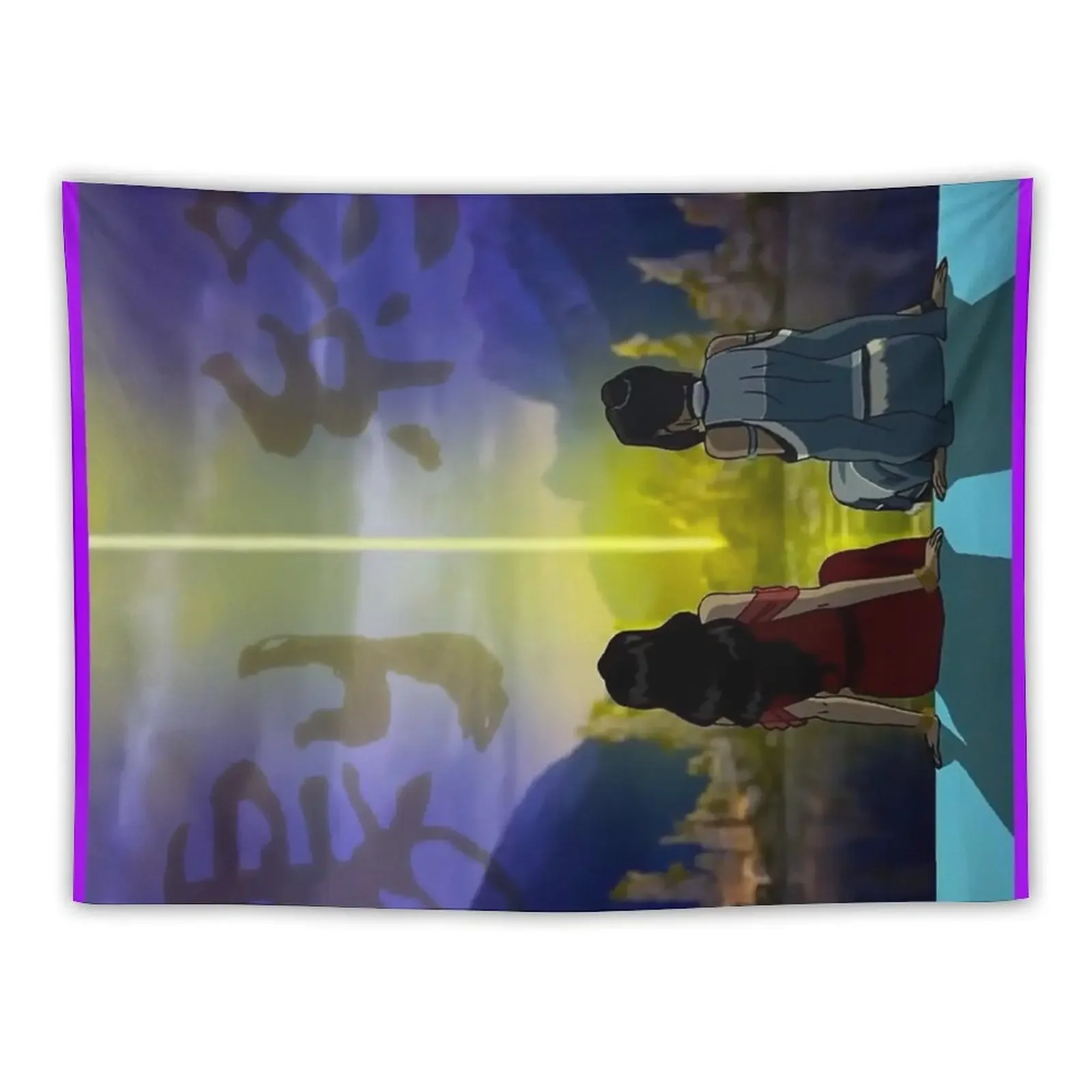 Korrasami with End Credits Tapestry Aesthetic Decoration Cute Room Decor Tapestry