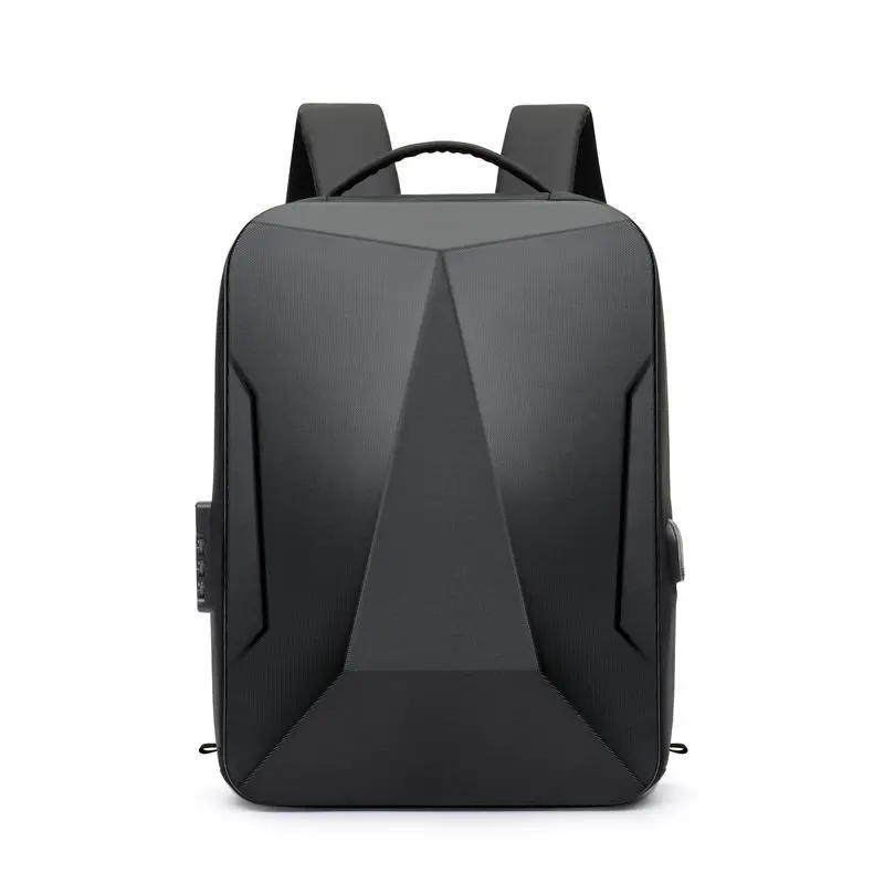 Hard shell waterproof compression backpack men's ABS anti-theft e-sports 16 inch laptop bag extended large capacity backpack men