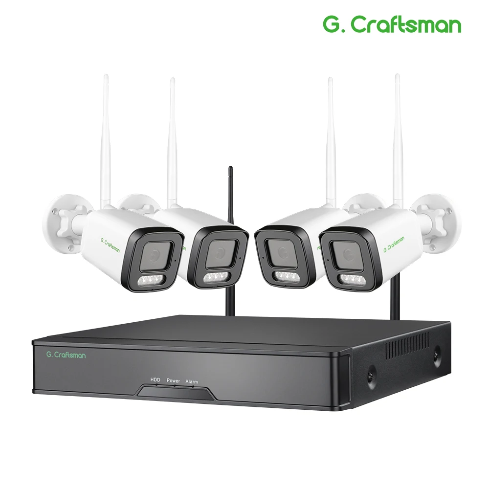 RU XMeye 4CH T 5MP Wifi System KIT Face Person Detection Wireless Onvif CCTV Video Surveillance Security G.Craftsman