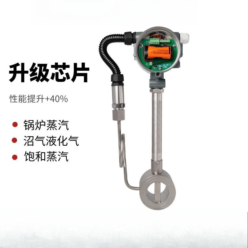 Vortex flowmeter Vapor gas Liquid natural gas Compressed air Volume flowmeter DN100