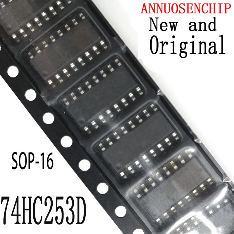 10PCS New And Original SOP-16 74HC253 SOP16 SN74HC253DR SOP 74HC253D