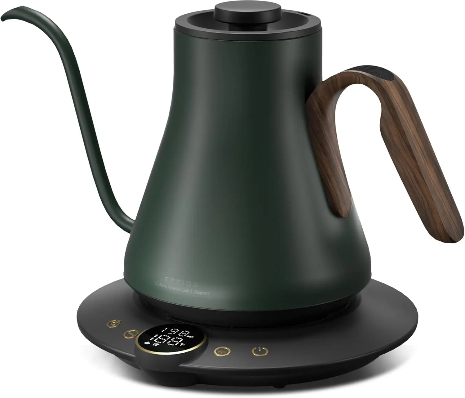 

Precision Gooseneck Electric Kettle with Temperature Control for Coffee & Tea, Quick Heat, BPA-Free Stainless Steel
