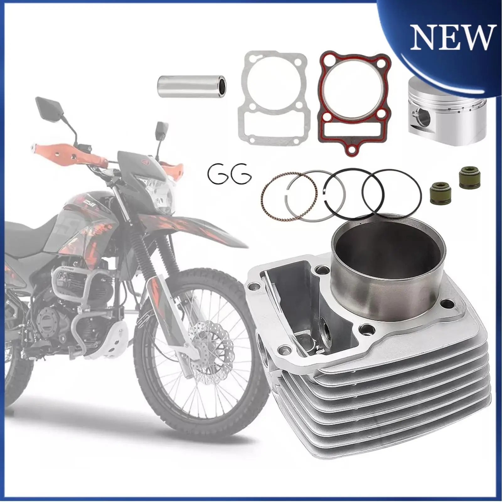 1 set New Motorcycle Engine 67mm Cylinder kit For Italika 250sz 250z 2017-2018-2019 Motorcycle Accesorios Parts