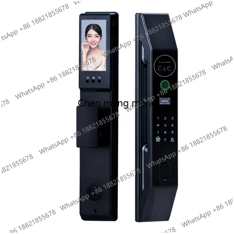 Palm vein smart lock 3D facial recognition fingerprint, visual cat eye smart, home, password lock