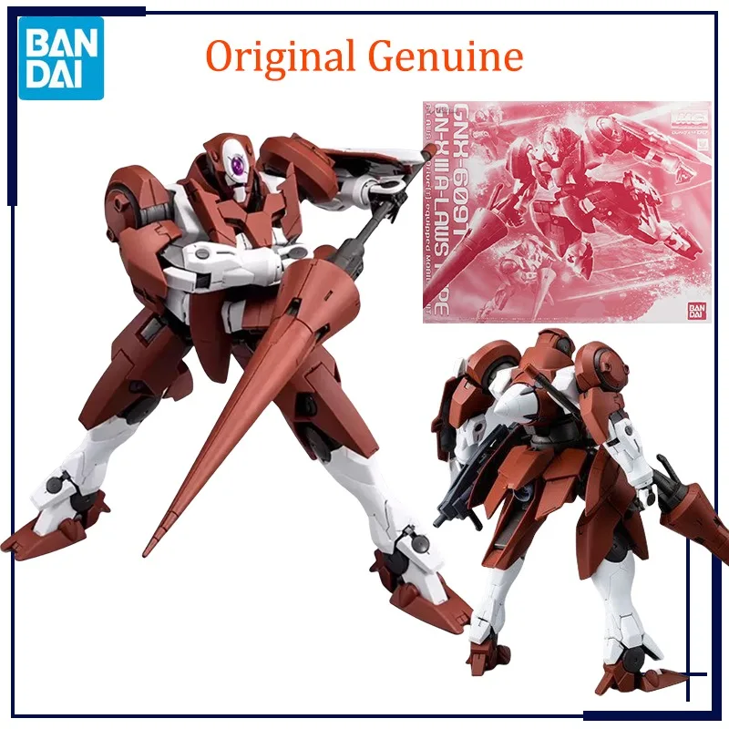 Original Bandai Anime GUNDAM MG GNX-609T GN-X3 A-LAWS tipo 1/100 juguetes de modelos de ensamblaje figuras de acción regalos coleccionables chico