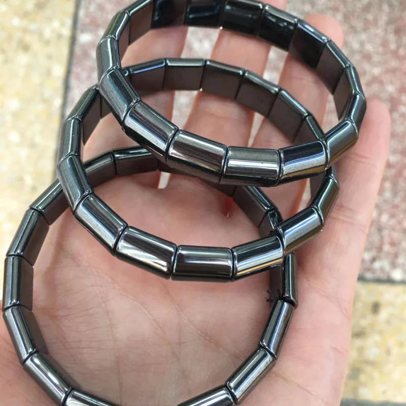 

Natural Terahertz Energy Stone Bracelet Instant Ice Melting Bracelet Terahertz Bead Bracelet Live Streaming Dropshipping