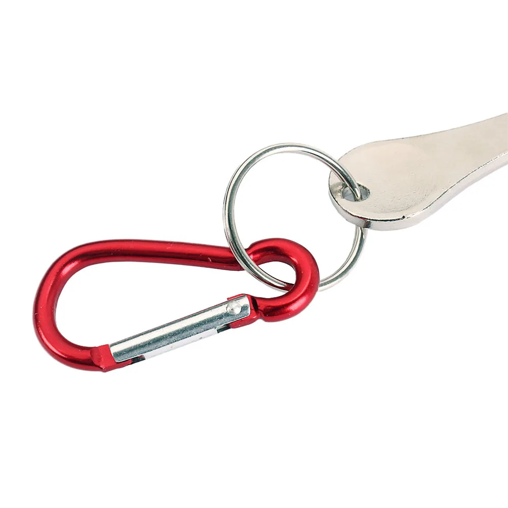 

Multifunctional Silver Guitar Bridge Pin Puller Keychain Carabiner String Peg Remover for Acoustic Guitar Ukulele Bass Banjo