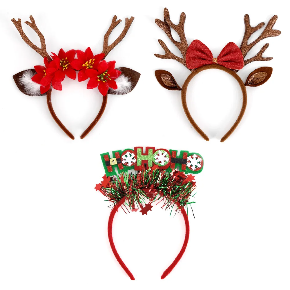 Christmas Headbands for Women, Antler Headbands, Cute Hairpins, Deer Horn Christmas Headbands