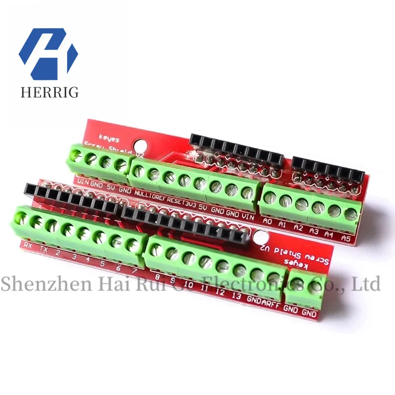 

1PCS The Screw Shield V2 Terminal Blocks Shield is dual-mated for arduinoUNO-R3 expansion