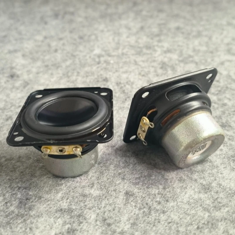 SOTAMIA 2Pcs 1.75 Inch Full Range Audio Speaker 4 Ohm 5W Aluminum Basin Waterproof Speaker 48x44mm Loudspeaker for JBL Flip4